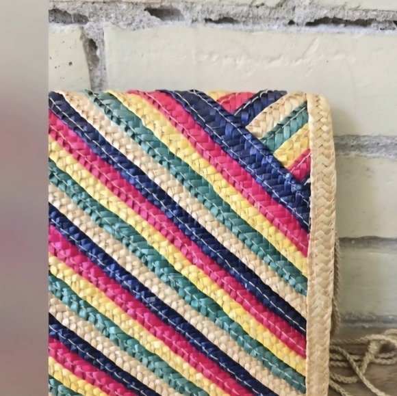 Vintage Rainbow Basket Bag - Picture 5 of 6